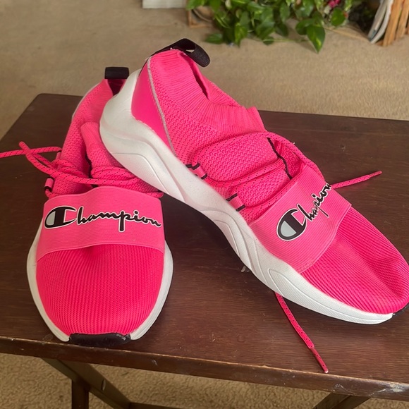 Champion Shoes - hot pink champion sneakers